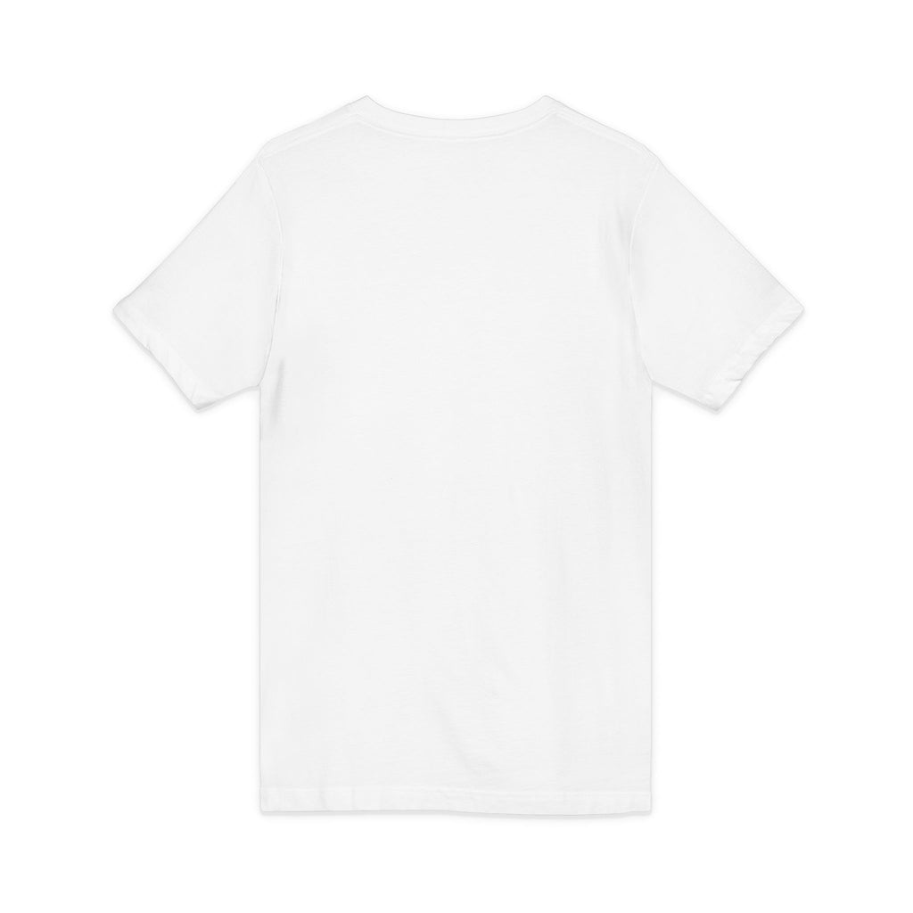 "The Balance of 8-ball" Unisex V-Neck Tee - Effortless Style for Everyday Wear, Casual Tee, Gift for Him/Her, Summer Essential, Layering Piece