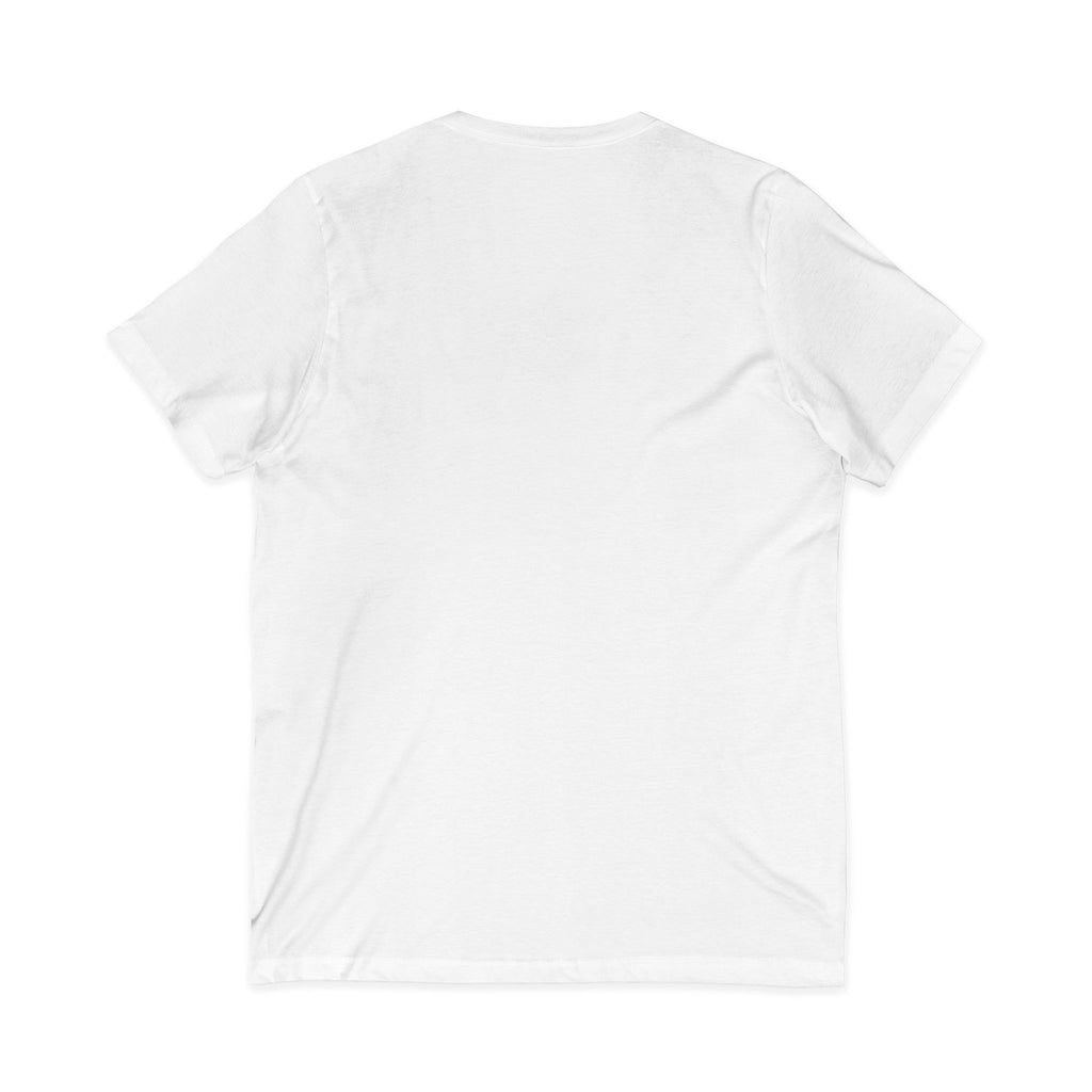 "The Balance of 8-ball" Unisex V-Neck Tee - Effortless Style for Everyday Wear, Casual Tee, Gift for Him/Her, Summer Essential, Layering Piece