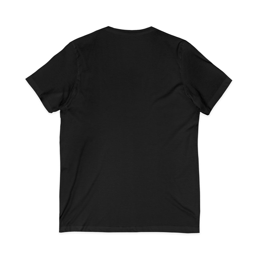 "The Balance of 8-ball" Unisex V-Neck Tee - Effortless Style for Everyday Wear, Casual Tee, Gift for Him/Her, Summer Essential, Layering Piece