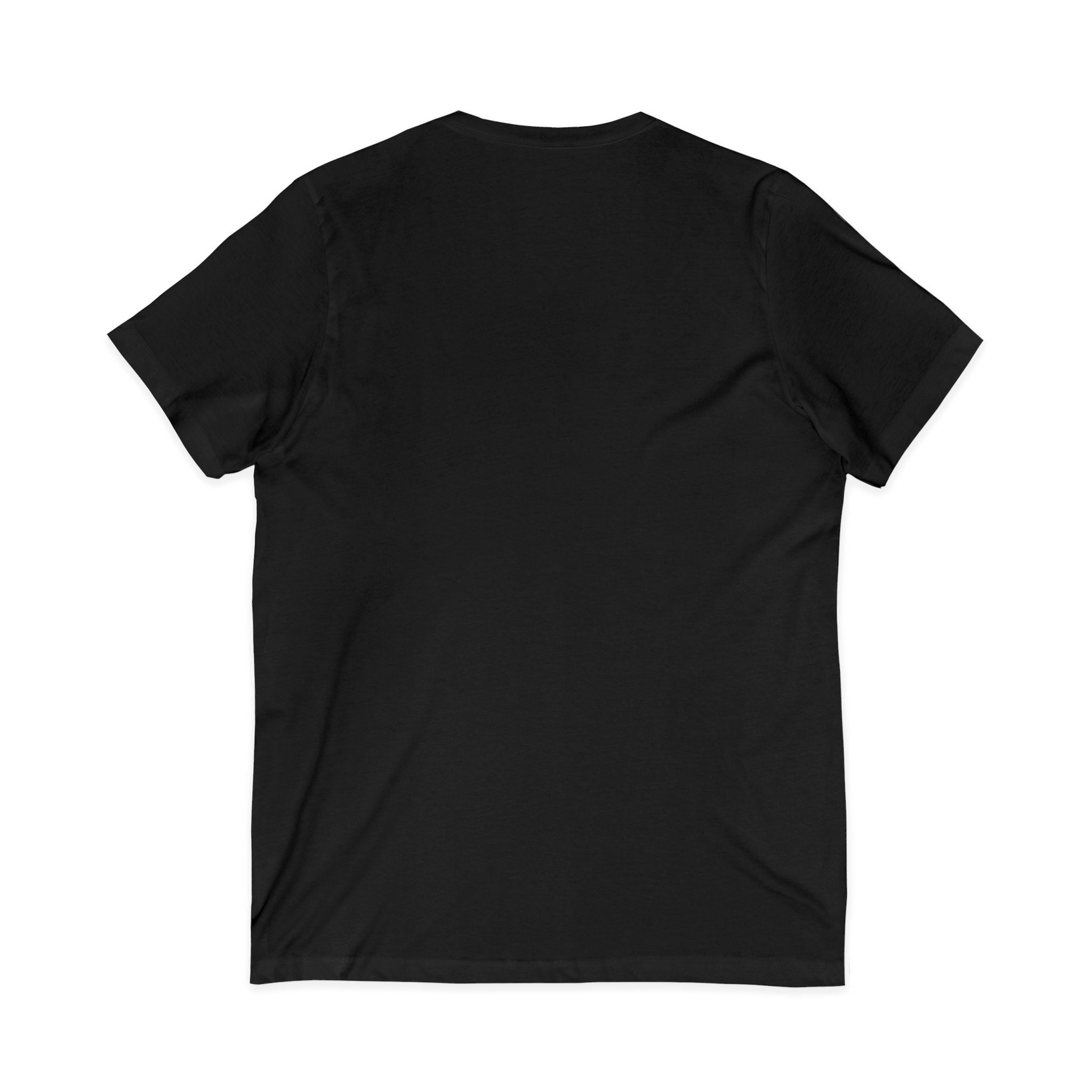 "The Balance of 8-ball" Unisex V-Neck Tee - Effortless Style for Everyday Wear, Casual Tee, Gift for Him/Her, Summer Essential, Layering Piece