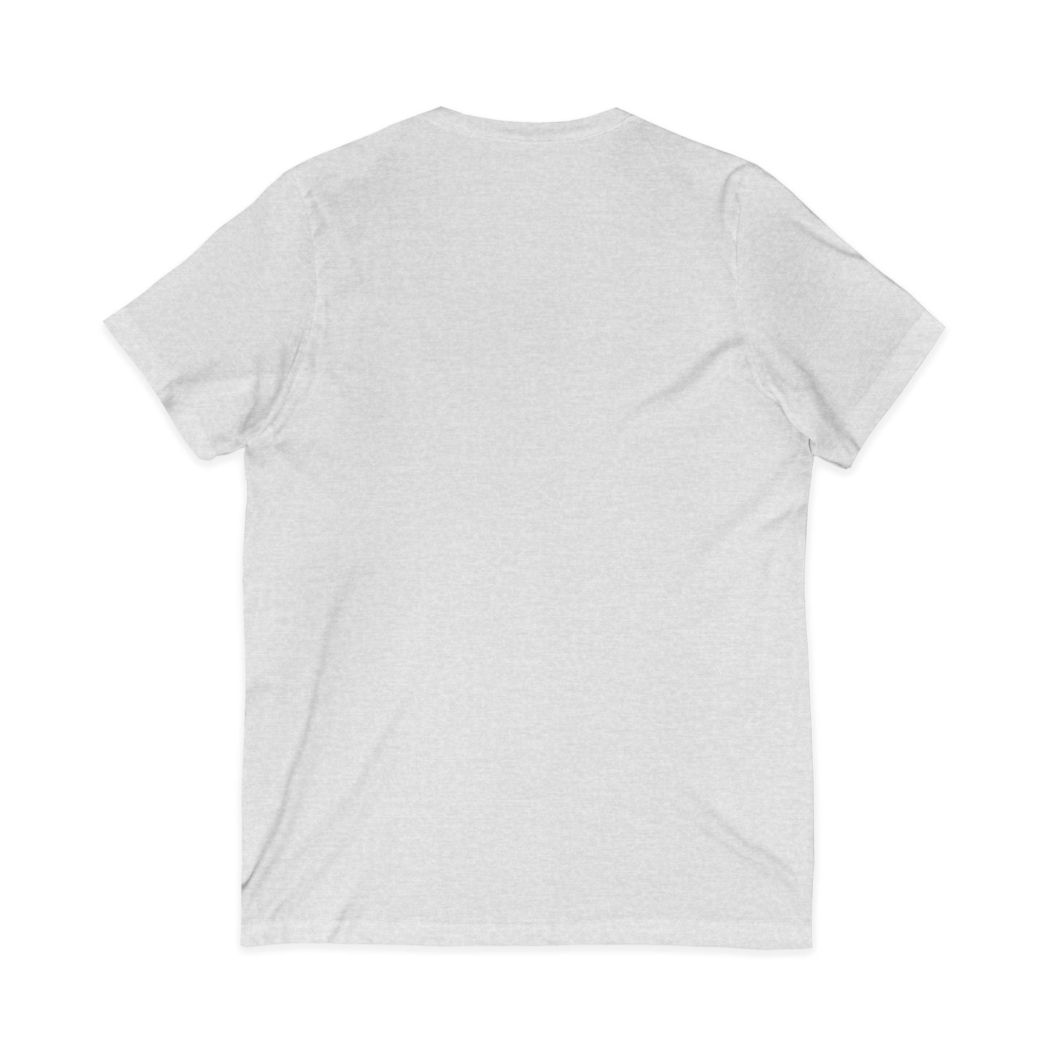 "The Balance of 8-ball" Unisex V-Neck Tee - Effortless Style for Everyday Wear, Casual Tee, Gift for Him/Her, Summer Essential, Layering Piece