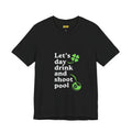 St. Patrick's Day Style Pool Billiard Graphic Tee — Funny Gag T-Shirt for Men